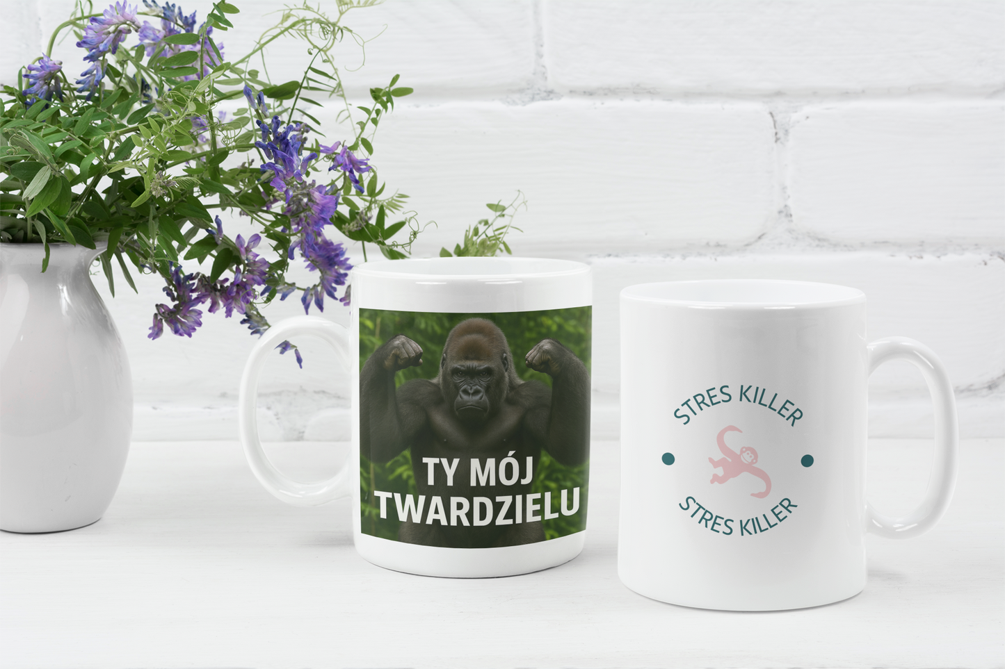 " Ty mój twardzielu" Kubek ceramiczny 325ml