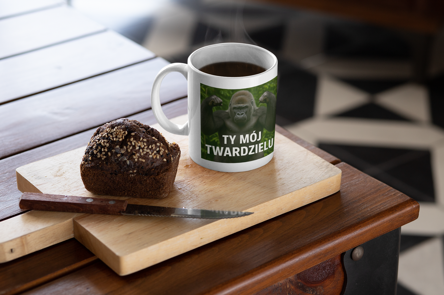 " Ty mój twardzielu" Kubek ceramiczny 325ml