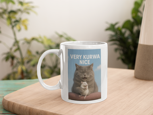 "Very kurwa nice" Kubek ceramiczny 325 ml